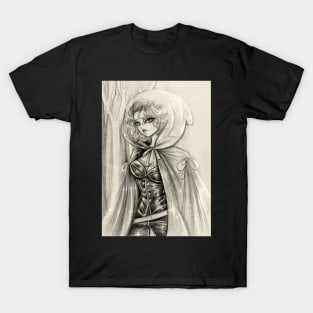 Drawing of a warrior girl 2016 T-Shirt